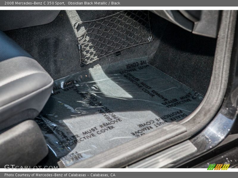 Obsidian Black Metallic / Black 2008 Mercedes-Benz C 350 Sport