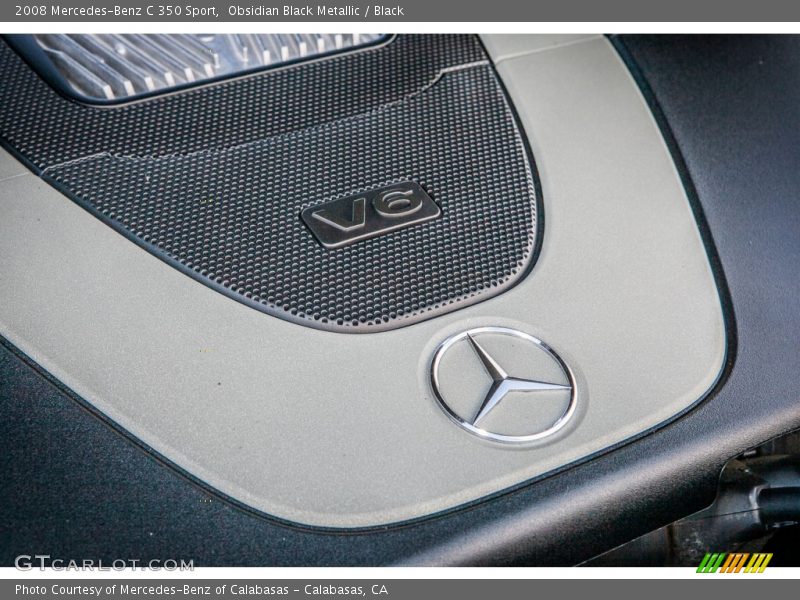Obsidian Black Metallic / Black 2008 Mercedes-Benz C 350 Sport