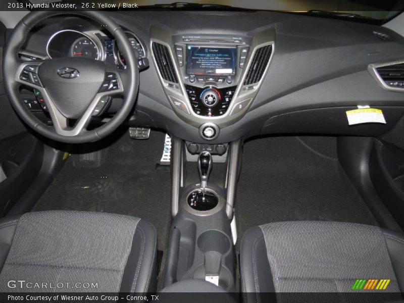 Dashboard of 2013 Veloster 