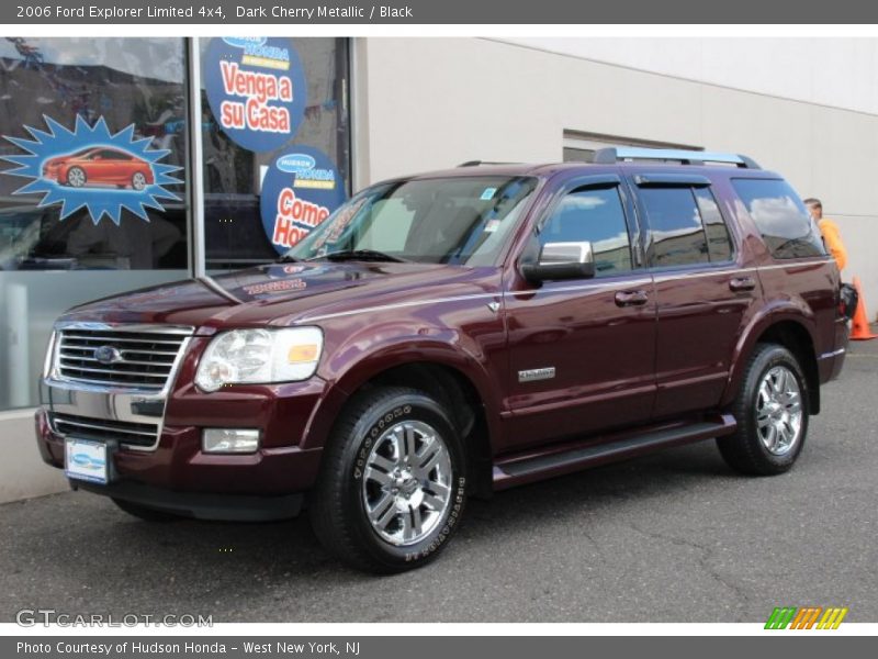 Dark Cherry Metallic / Black 2006 Ford Explorer Limited 4x4