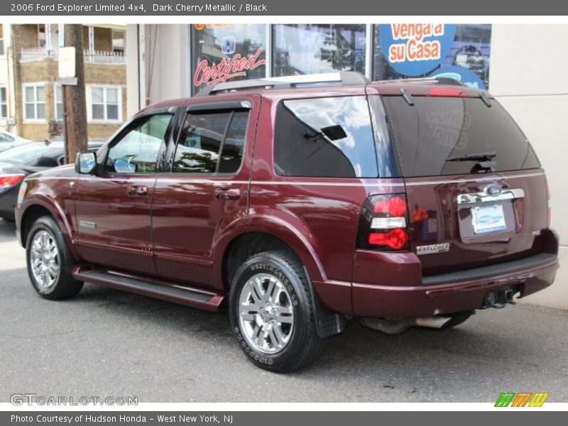 Dark Cherry Metallic / Black 2006 Ford Explorer Limited 4x4