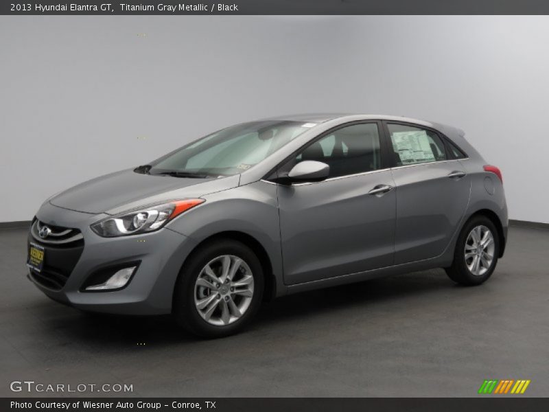 Titanium Gray Metallic / Black 2013 Hyundai Elantra GT