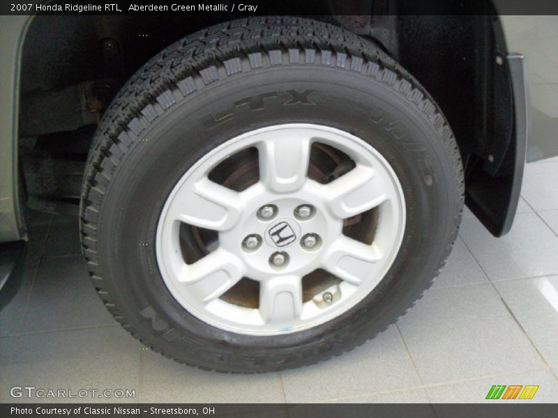 Aberdeen Green Metallic / Gray 2007 Honda Ridgeline RTL