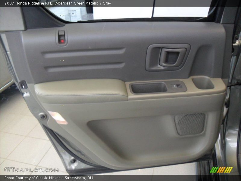 Aberdeen Green Metallic / Gray 2007 Honda Ridgeline RTL