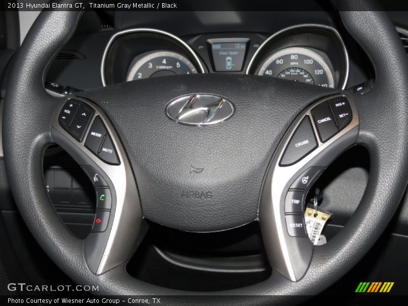 Titanium Gray Metallic / Black 2013 Hyundai Elantra GT