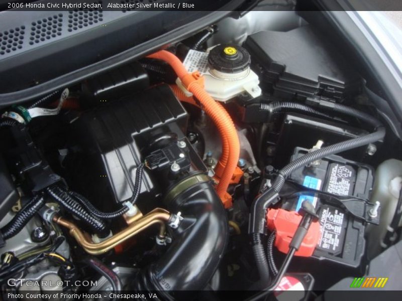  2006 Civic Hybrid Sedan Engine - 1.3L SOHC 8V i-VTEC 4 Cylinder IMA Gasoline/Electric Hybrid