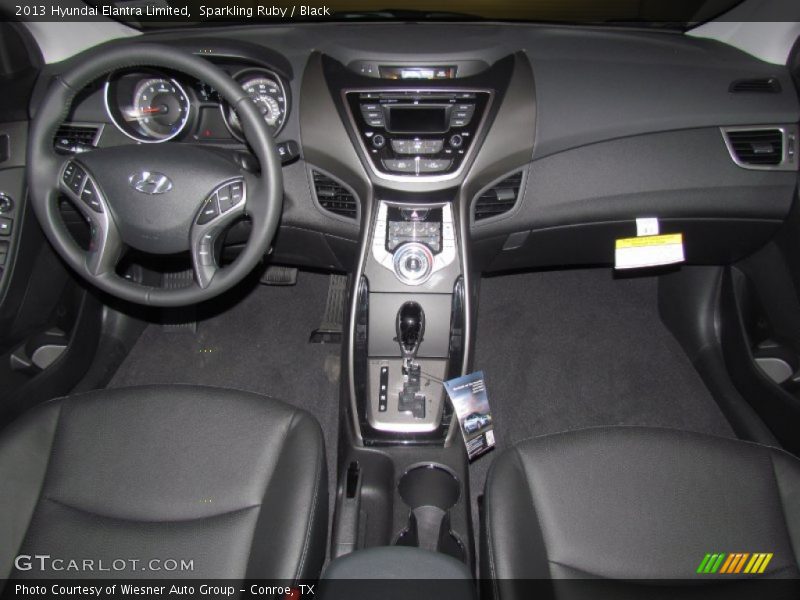 Sparkling Ruby / Black 2013 Hyundai Elantra Limited