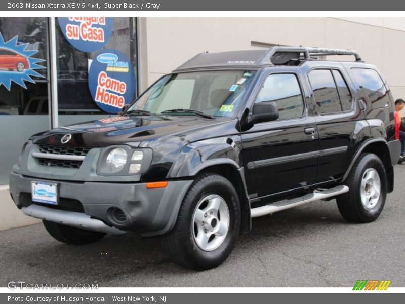 Super Black / Gray 2003 Nissan Xterra XE V6 4x4