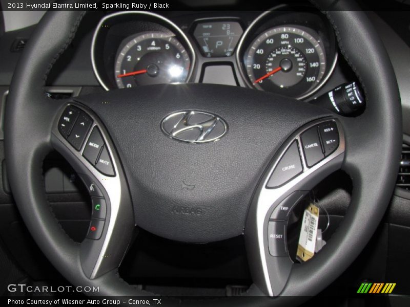 Sparkling Ruby / Black 2013 Hyundai Elantra Limited