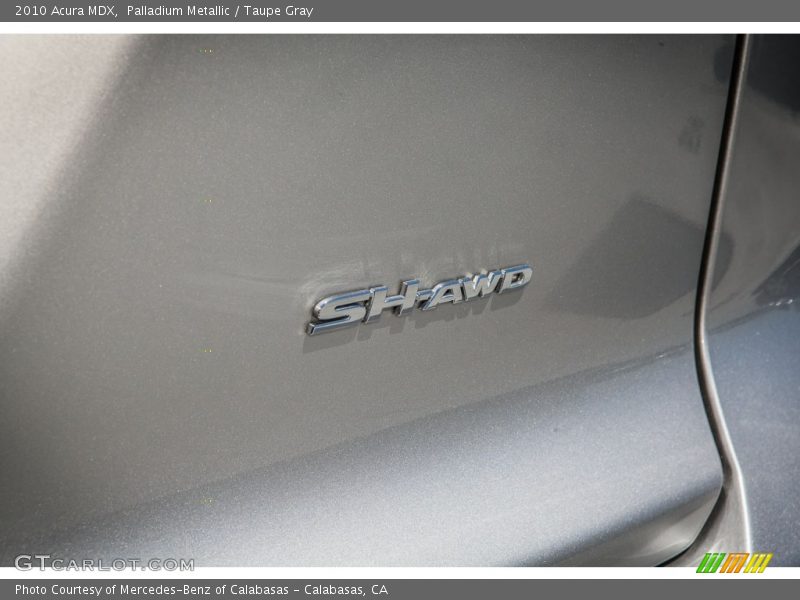 Palladium Metallic / Taupe Gray 2010 Acura MDX