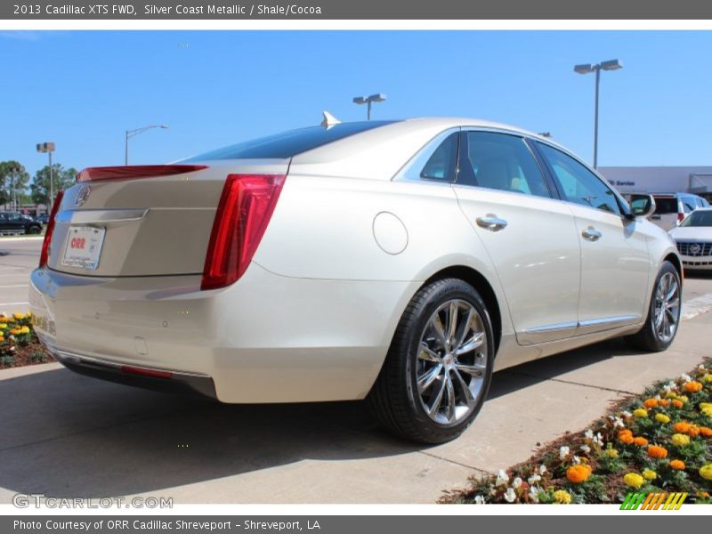 Silver Coast Metallic / Shale/Cocoa 2013 Cadillac XTS FWD