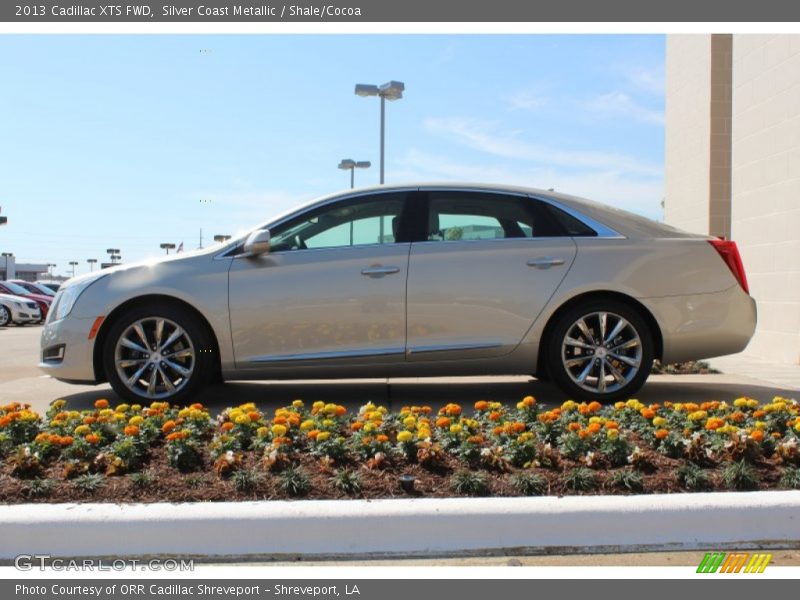Silver Coast Metallic / Shale/Cocoa 2013 Cadillac XTS FWD