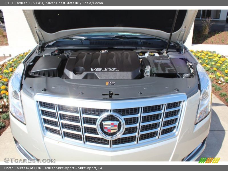 Silver Coast Metallic / Shale/Cocoa 2013 Cadillac XTS FWD