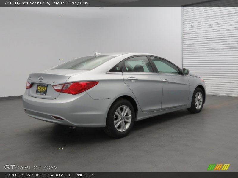 Radiant Silver / Gray 2013 Hyundai Sonata GLS