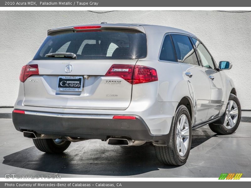 Palladium Metallic / Taupe Gray 2010 Acura MDX