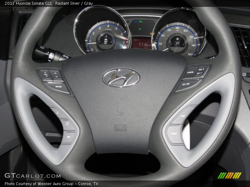 Radiant Silver / Gray 2013 Hyundai Sonata GLS