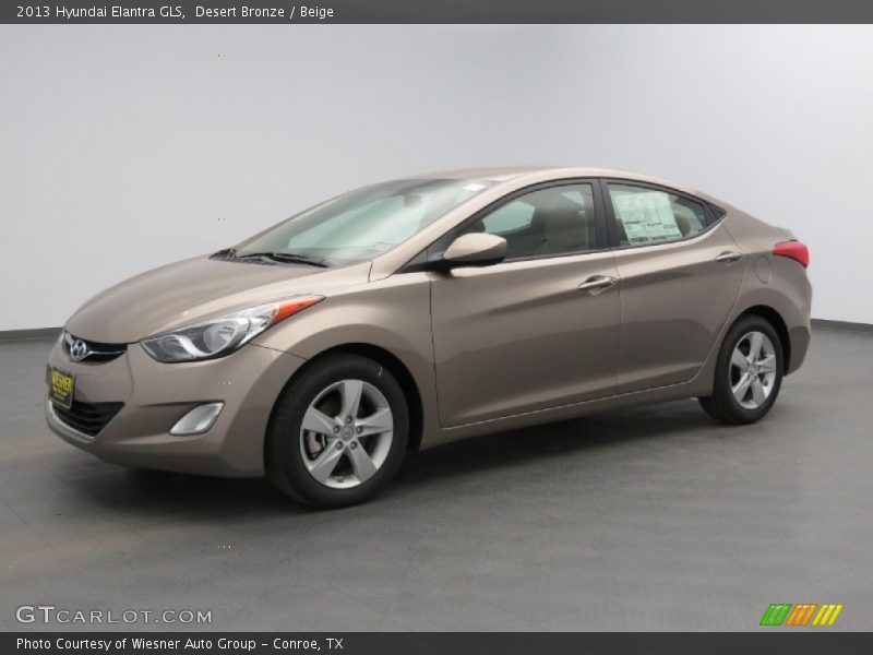 Desert Bronze / Beige 2013 Hyundai Elantra GLS