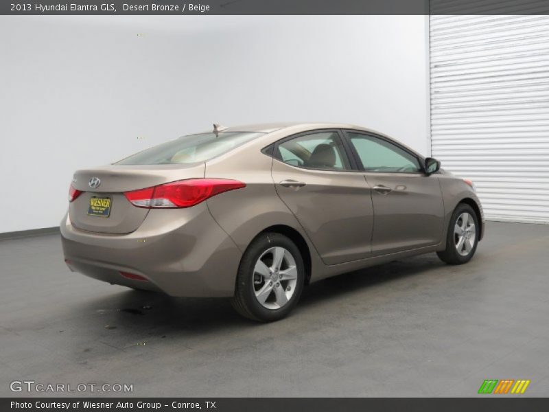 Desert Bronze / Beige 2013 Hyundai Elantra GLS