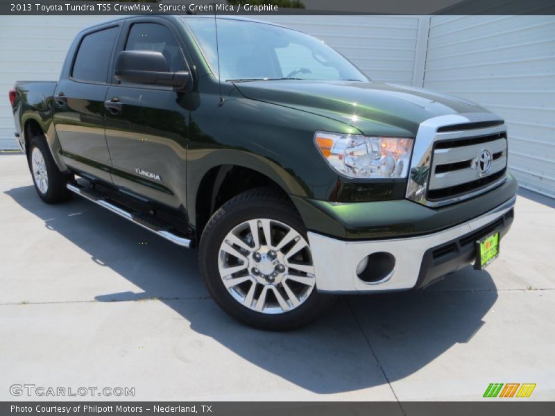 Spruce Green Mica / Graphite 2013 Toyota Tundra TSS CrewMax