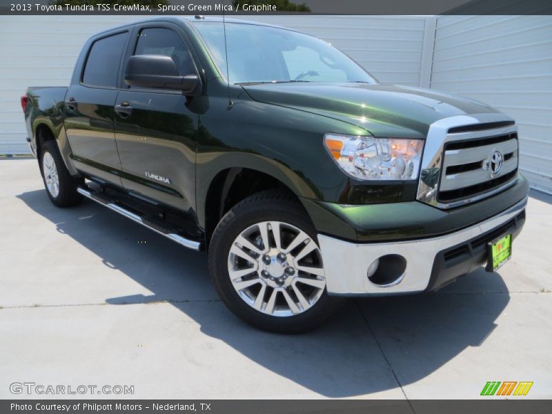 Spruce Green Mica / Graphite 2013 Toyota Tundra TSS CrewMax