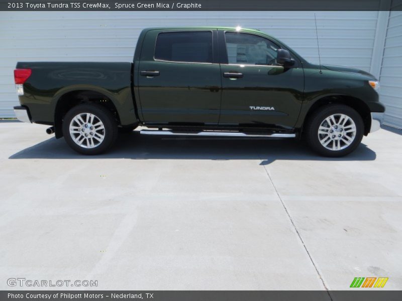 Spruce Green Mica / Graphite 2013 Toyota Tundra TSS CrewMax