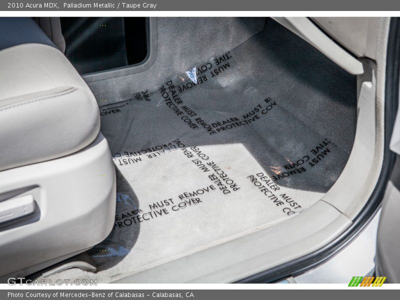 Palladium Metallic / Taupe Gray 2010 Acura MDX