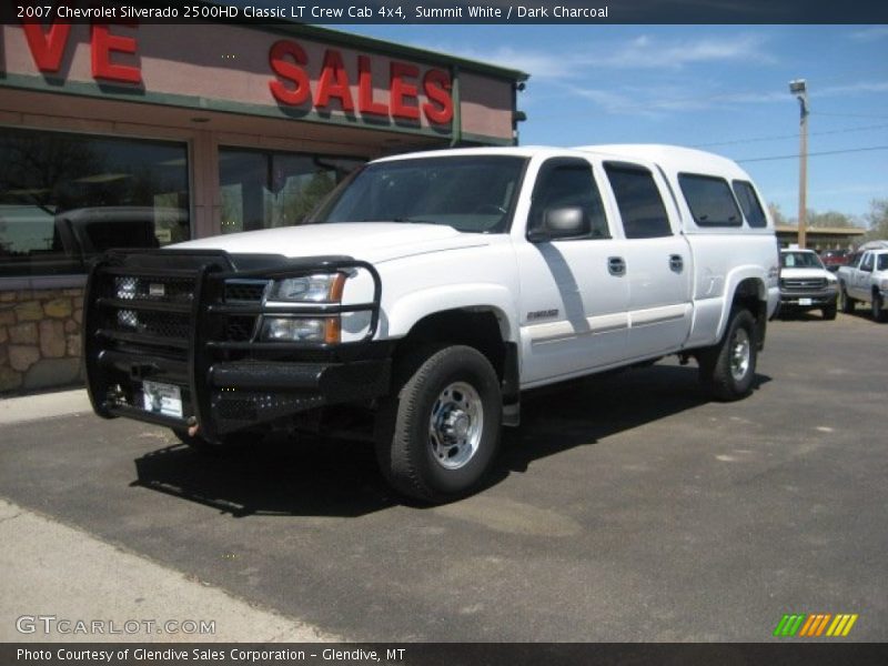 Summit White / Dark Charcoal 2007 Chevrolet Silverado 2500HD Classic LT Crew Cab 4x4
