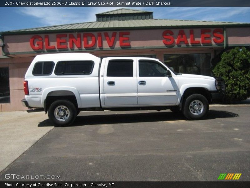 Summit White / Dark Charcoal 2007 Chevrolet Silverado 2500HD Classic LT Crew Cab 4x4