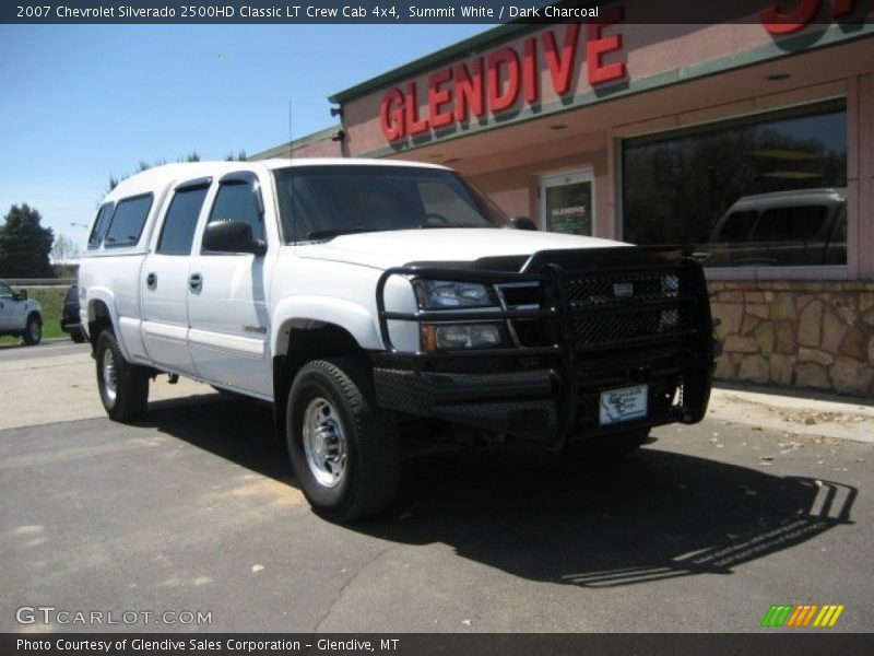 Summit White / Dark Charcoal 2007 Chevrolet Silverado 2500HD Classic LT Crew Cab 4x4