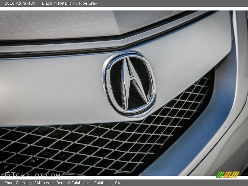 Palladium Metallic / Taupe Gray 2010 Acura MDX