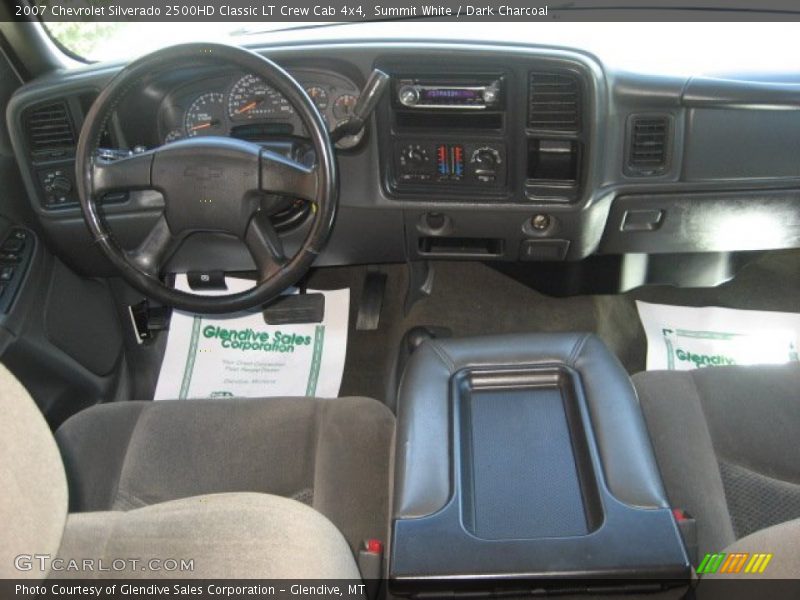 Summit White / Dark Charcoal 2007 Chevrolet Silverado 2500HD Classic LT Crew Cab 4x4