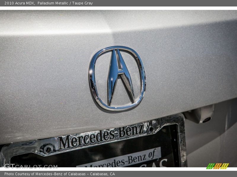 Palladium Metallic / Taupe Gray 2010 Acura MDX