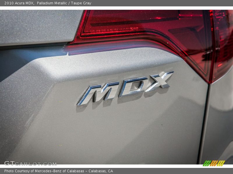 Palladium Metallic / Taupe Gray 2010 Acura MDX