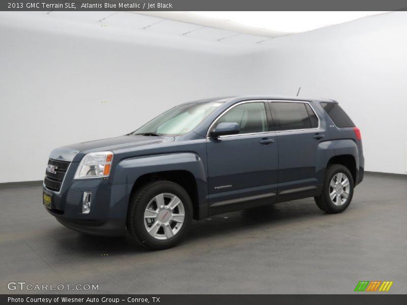 Atlantis Blue Metallic / Jet Black 2013 GMC Terrain SLE