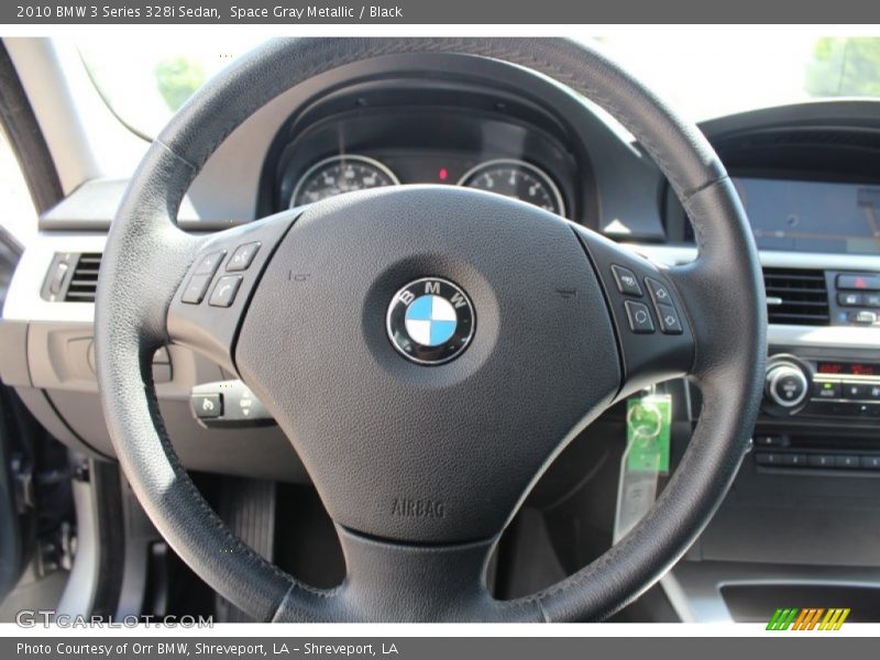 Space Gray Metallic / Black 2010 BMW 3 Series 328i Sedan