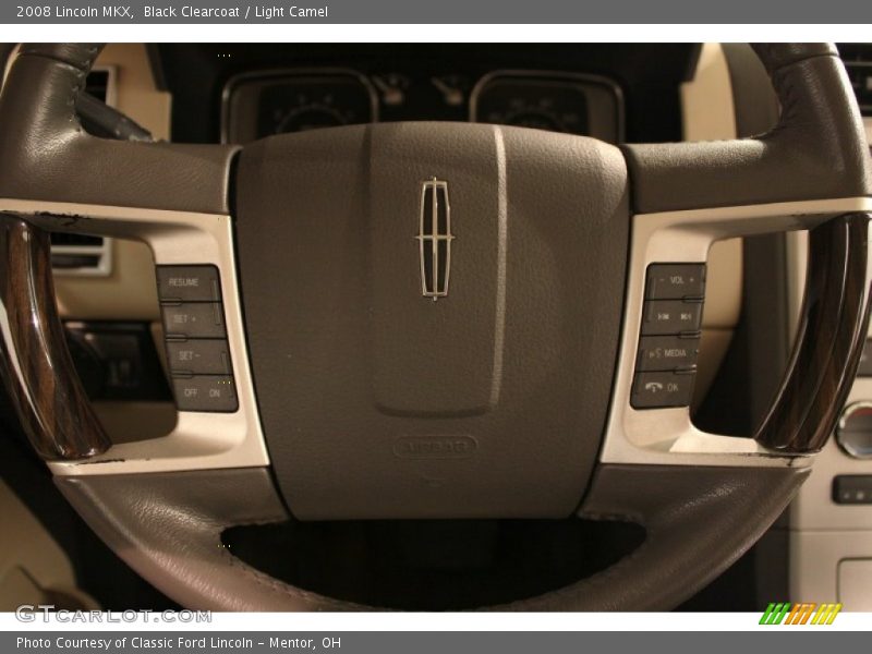 Black Clearcoat / Light Camel 2008 Lincoln MKX