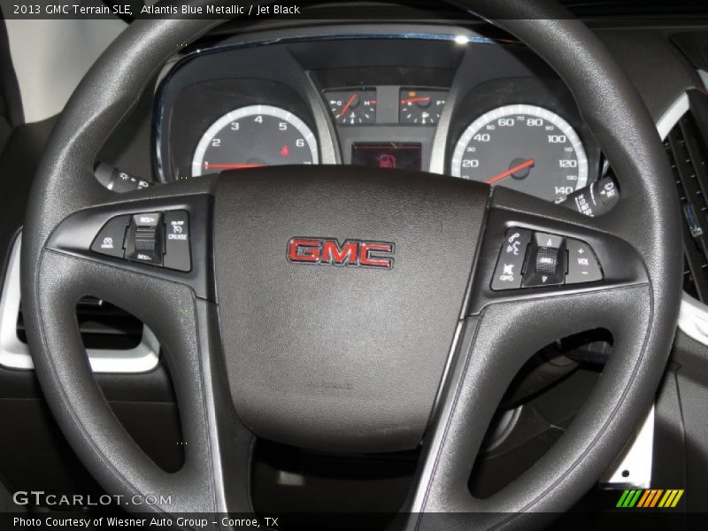 Atlantis Blue Metallic / Jet Black 2013 GMC Terrain SLE
