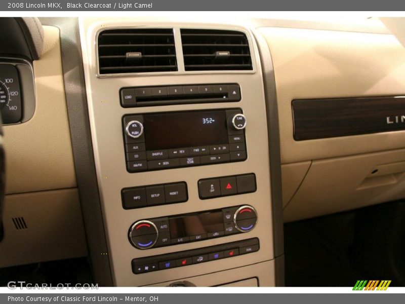 Black Clearcoat / Light Camel 2008 Lincoln MKX