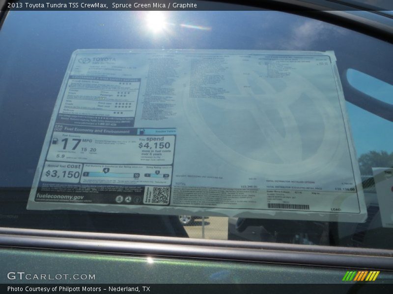 Spruce Green Mica / Graphite 2013 Toyota Tundra TSS CrewMax