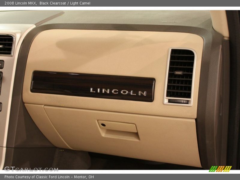 Black Clearcoat / Light Camel 2008 Lincoln MKX