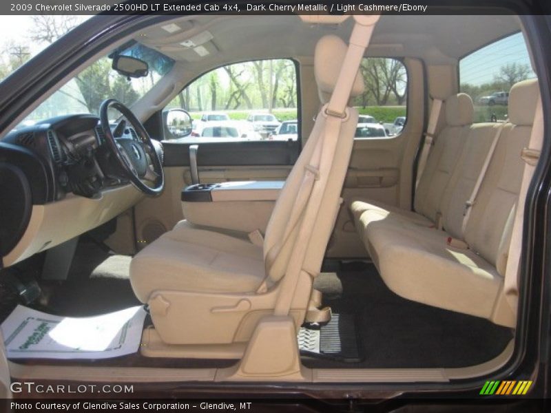 Dark Cherry Metallic / Light Cashmere/Ebony 2009 Chevrolet Silverado 2500HD LT Extended Cab 4x4
