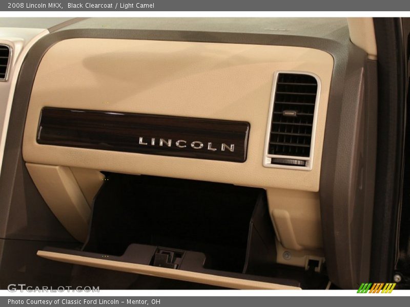Black Clearcoat / Light Camel 2008 Lincoln MKX