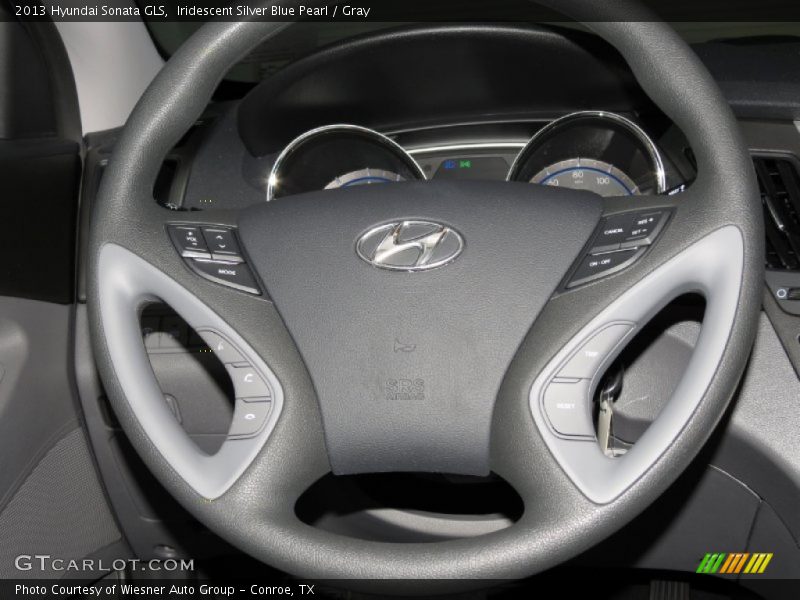 Iridescent Silver Blue Pearl / Gray 2013 Hyundai Sonata GLS