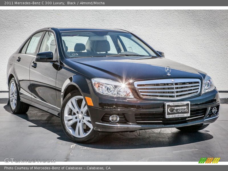 Black / Almond/Mocha 2011 Mercedes-Benz C 300 Luxury