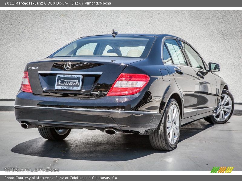 Black / Almond/Mocha 2011 Mercedes-Benz C 300 Luxury