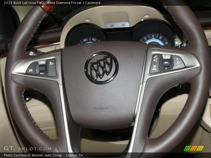 White Diamond Tricoat / Cashmere 2013 Buick LaCrosse FWD