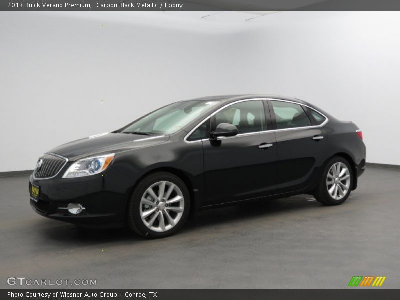 Carbon Black Metallic / Ebony 2013 Buick Verano Premium