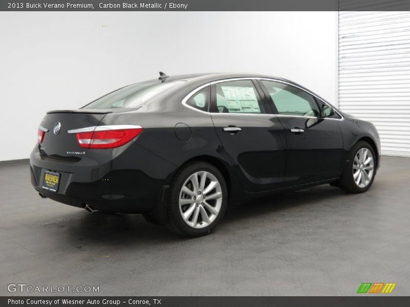 Carbon Black Metallic / Ebony 2013 Buick Verano Premium