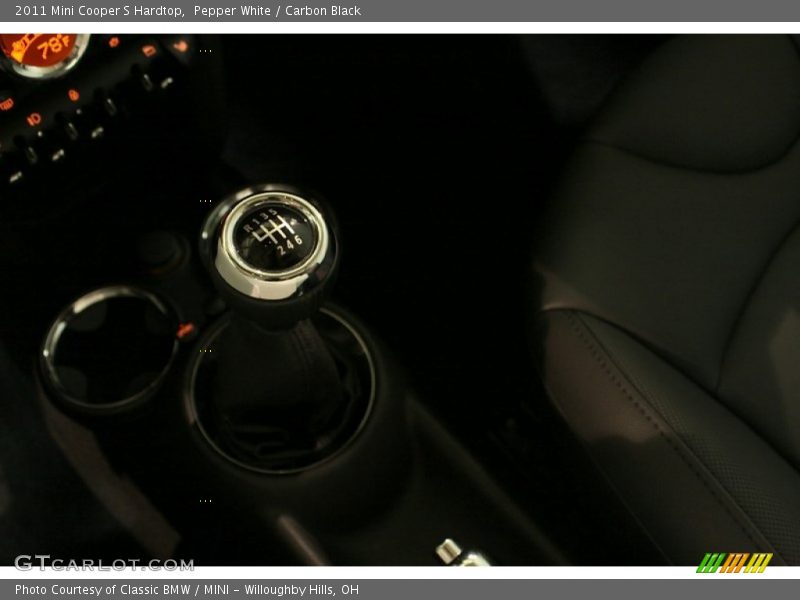 Pepper White / Carbon Black 2011 Mini Cooper S Hardtop