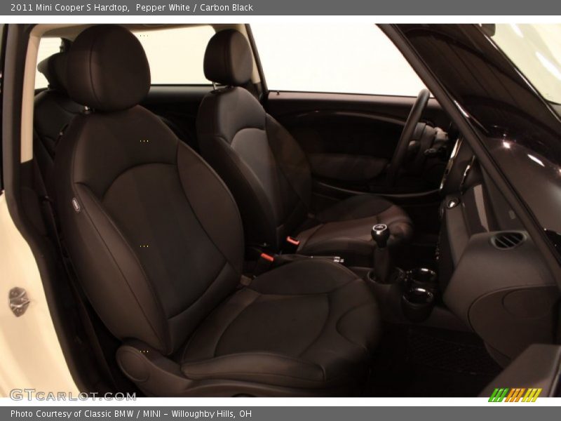 Pepper White / Carbon Black 2011 Mini Cooper S Hardtop